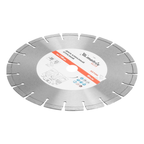 Диск алмазный 300 х 25.4 мм, "Железобетон", сухой/мокрый рез, Pro Matrix фото 3