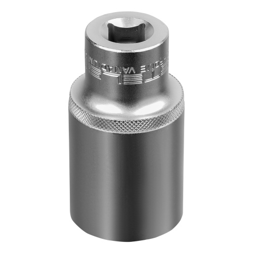 Головка торцевая удлиненная, 30 мм, шестигранная, CrV, под квадрат 1/2 Stels фото 2