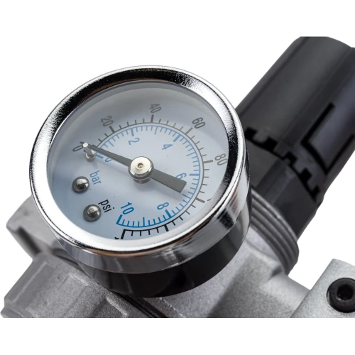 Фильтр-влагоотделитель с регулятором давления, манометром и лубрикатором AFRL80 Русский Мастер РМ-14924 фото 6