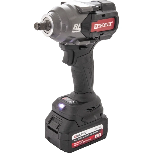 Ударный аккумуляторный бесщеточный гайковерт THORVIK BBIW121080 1/2DR, 21В, 1080 Нм 053653 фото 6 Ударный аккумуляторный бесщеточный гайковерт THORVIK BBIW121080 1/2DR, 21В, 1080 Нм 053653 фото 6