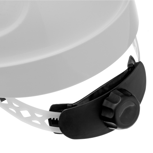 Каска защитная ударопрочная, ABS/PC, плавная регулировка, модель «Форвард» (К-05)белая Denzel фото 10