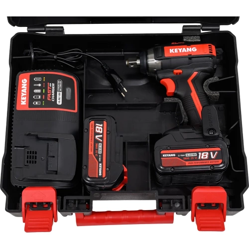 Бесщеточный аккумуляторный ударный гайковерт KEYANG IW18BLA фото 6 Бесщеточный аккумуляторный ударный гайковерт KEYANG IW18BLA фото 6