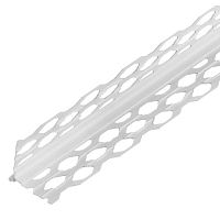 Профиль пластиковый углозащитный с маяком 25х25х6 мм 3000 мм