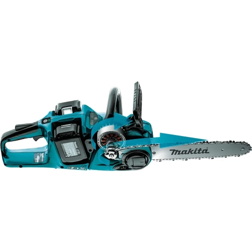 Пила цепная аккумуляторная Makita LXT BL 2x18 В, 14"/35 см, 3/8", 1.1 мм, 20 м/с, XPT, (2xBL1850B, DC18SH) DUC353CT2 фото 11 Пила цепная аккумуляторная Makita LXT BL 2x18 В, 14"/35 см, 3/8", 1.1 мм, 20 м/с, XPT, (2xBL1850B, DC18SH) DUC353CT2 фото 11
