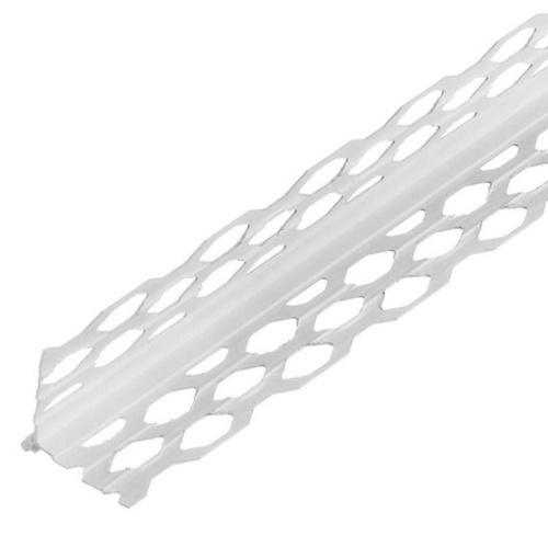 Профиль пластиковый углозащитный с маяком 25х25х6 мм 3000 мм