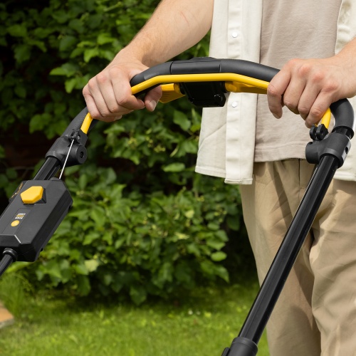 Газонокосилка аккумуляторная бесщет., RLMS560-62, привод, 560 мм, Li-ion, 62В Denzel фото 26