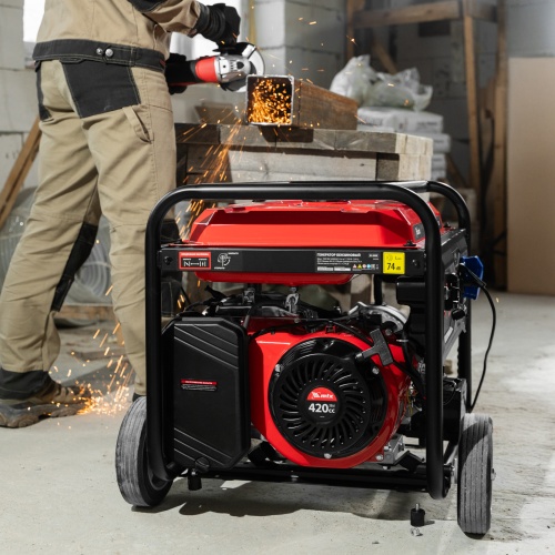 Генератор бензиновый RS-9000E, 7 кВт, 230В, электростартер MTX фото 27