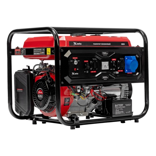 Генератор бензиновый RS-9000E, 7 кВт, 230В, электростартер MTX фото 3