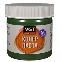 Паста колеровочная высококонцентрированная VGT зеленая 0,15 кг