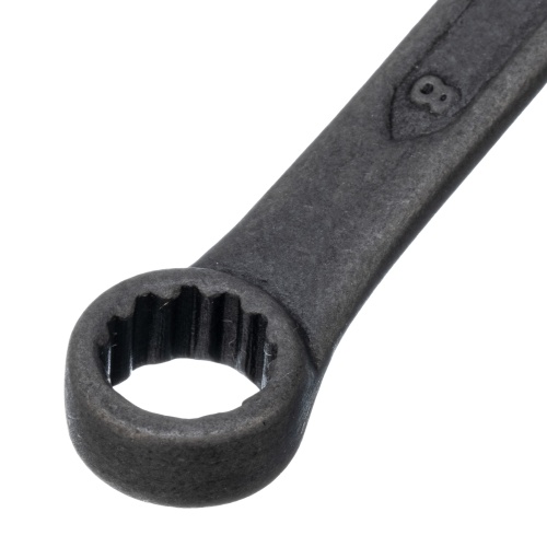 Ключ комбинированый, 8 мм, CrV, фосфатированный Сибртех фото 4 Ключ комбинированый, 8 мм, CrV, фосфатированный Сибртех фото 4