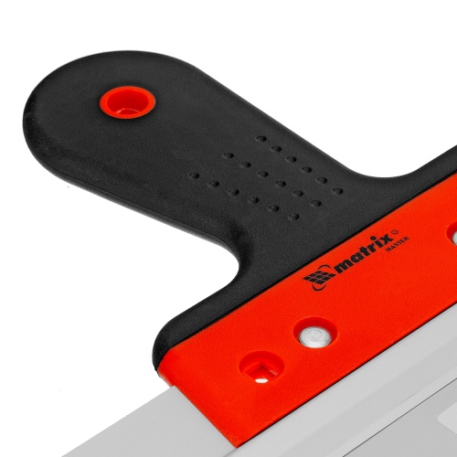 Шпатель фасадный из нержавеющей стали, 300 мм, двухкомпонентная ручка Matrix фото 4