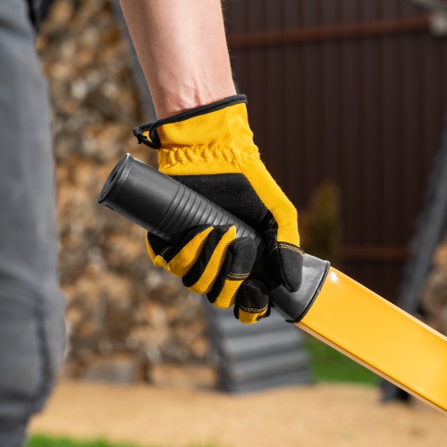 Тачка строительная, усиленная, объем 140 л, 230 кг, колесо 15х6.00-6 Denzel фото 13