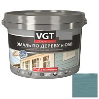 Эмаль по дереву VGT Профи джинсовый синий 10 кг
