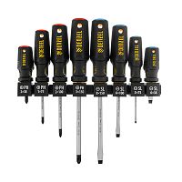 Набор отверток на полке, 8 шт., PH+SL, S2, 3к рукоятка Denzel