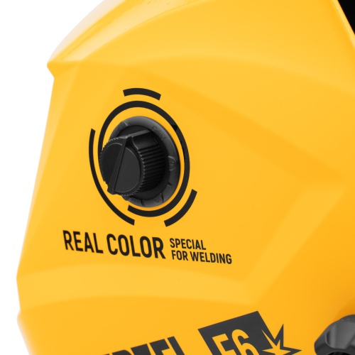 Щиток защитный лицевой (маска сварщика) F6, см. окно 93х43, Real Color, DIN4/5-8/9-13// Denzel фото 11