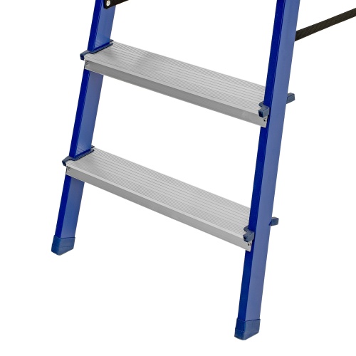 Стремянка, 9 ступеней, стальной профиль, алюминиевые ступени Сибртех фото 8