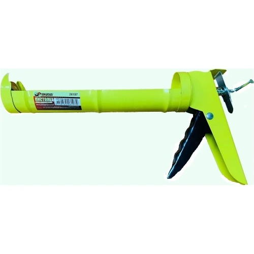 Полукорпусной пистолет для герметика SKRAB желтый 26197 фото 3 Полукорпусной пистолет для герметика SKRAB желтый 26197 фото 3