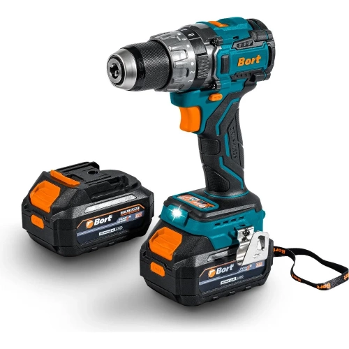 Аккумуляторная ударная дрель-шуруповерт BORT BAB-21U (2x4А.ч) 93414837 фото 3