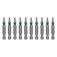 Бита HEX 3х50мм, сталь S2, шестигр., 10 шт. Gross