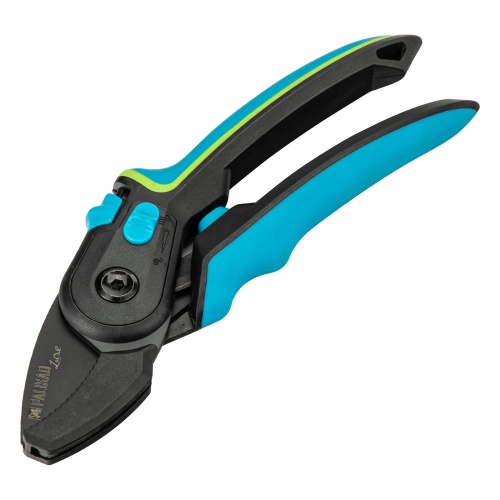 Секатор с наковальней, 220 мм, регулировка захвата, трехкомпонентные рукоятки, LUXE Palisad фото 5
