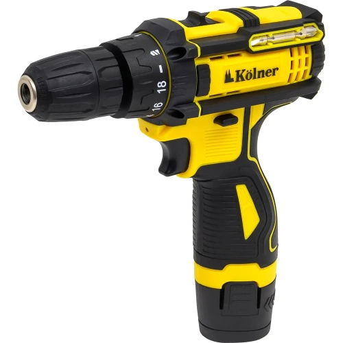 Дрель-шуруповерт аккумуляторная Kolner 12В, 29 Нм, KCD 12/2C, БЗП 0,8-10 мм, 0-350/1350 об/мин, 2 скорости, подсветка 8020100573 фото 7 Дрель-шуруповерт аккумуляторная Kolner 12В, 29 Нм, KCD 12/2C, БЗП 0,8-10 мм, 0-350/1350 об/мин, 2 скорости, подсветка 8020100573 фото 7
