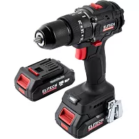 Аккумуляторная ударная дрель Elitech CD 20ISL2 (20В, 2х2Ач, 60Нм, BL) HD 205722