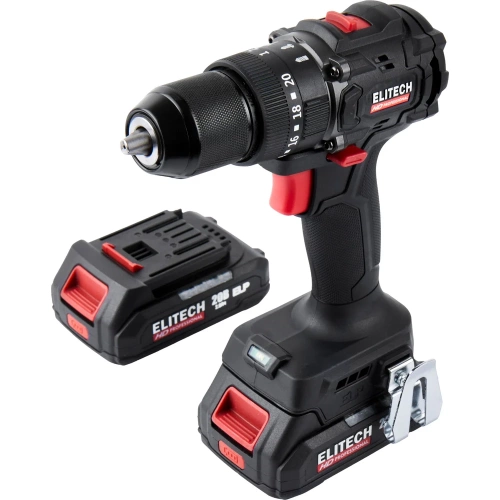 Аккумуляторная ударная дрель Elitech CD 20ISL2 (20В, 2х2Ач, 60Нм, BL) HD 205722 Аккумуляторная ударная дрель Elitech CD 20ISL2 (20В, 2х2Ач, 60Нм, BL) HD 205722
