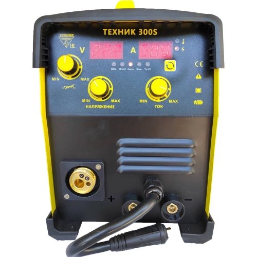 Полуавтомат ТД Техник ТЕХНИК П-300S ПРОФ. 250А 80%ПН ММА+СО2 цифр. табло евро, горелка, масса, кабель, электрододержатель 14 фото 3