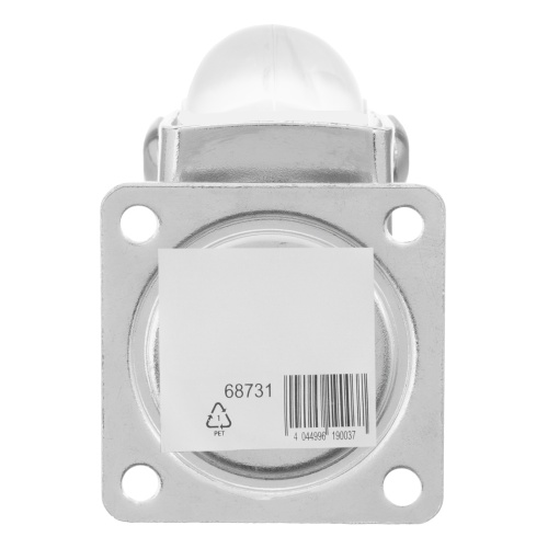 Колесо ПУ прозрачное поворотное d-35 мм, крепление платформенное Сибртех фото 5 Колесо ПУ прозрачное поворотное d-35 мм, крепление платформенное Сибртех фото 5