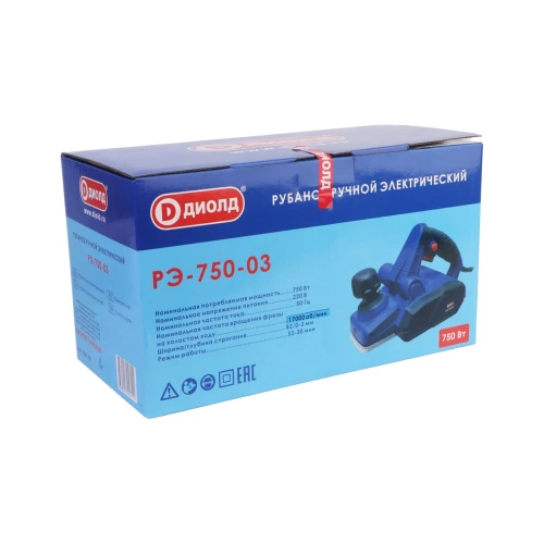 Рубанок ДИОЛД РЭ-750-03 10081180 фото 7