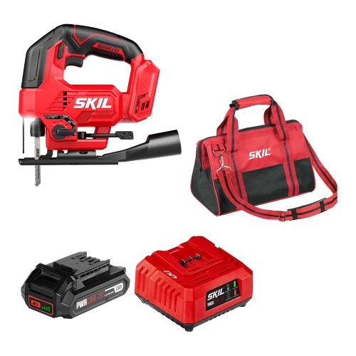 Набор SKIL Аккумуляторная лобзиковая пила JS8290 (JS8290SE00+CB5197SE11+BG3224SE00) 9-1-011 Набор SKIL Аккумуляторная лобзиковая пила JS8290 (JS8290SE00+CB5197SE11+BG3224SE00) 9-1-011