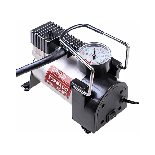 Компрессор SKYWAY ТОРНАДО АС-580 СТАНДАРТ металлический, 30 л/мин, в прикуриватель S02001023 фото 3