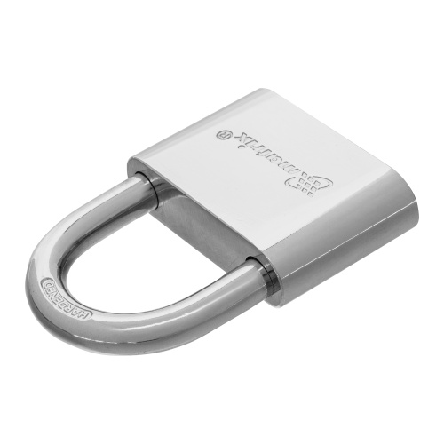 Замок навесной, хромированное покрытие 70 мм Matrix фото 3