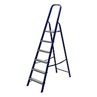 Стремянка, 6 ступеней, стальная, Сибртех