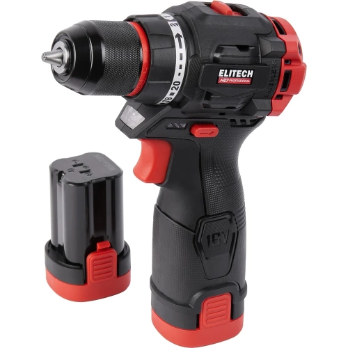 Аккумуляторная дрель Elitech CD 16L2 (16В, 2х2Ач, 55Нм, BL) HD 205715 фото 3 Аккумуляторная дрель Elitech CD 16L2 (16В, 2х2Ач, 55Нм, BL) HD 205715 фото 3