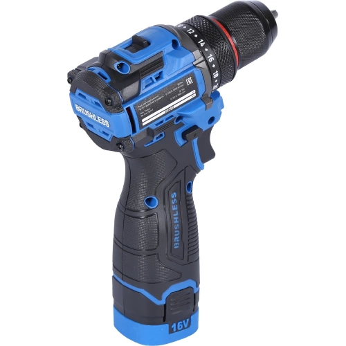 Шуруповерт аккумуляторный NORDBERG макс. диам. сверла 10 мм, 16 В, 60 Нм с 2 аккумуляторами и зарядным уст-вом NE104K фото 11