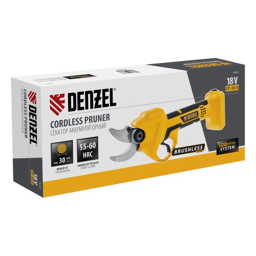 Секатор аккумуляторный CP-30-0, 18В Li-Ion Denzel фото 5