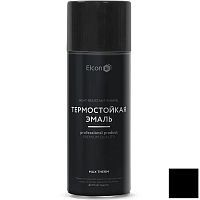 Эмаль аэрозоль термостойкая Elcon Max Therm чёрная 1200 градусов 520 мл