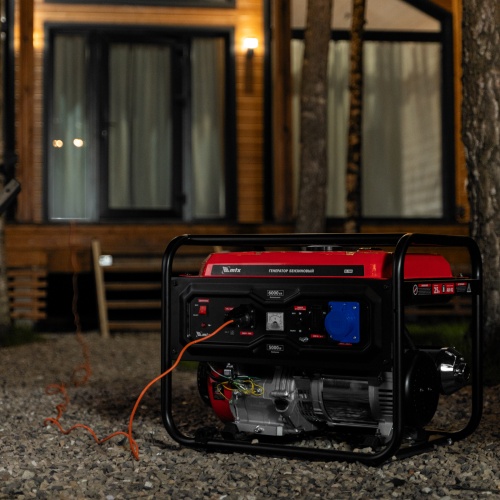 Генератор бензиновый RS-7000, 6 кВт, 230В, ручной стартер MTX фото 26