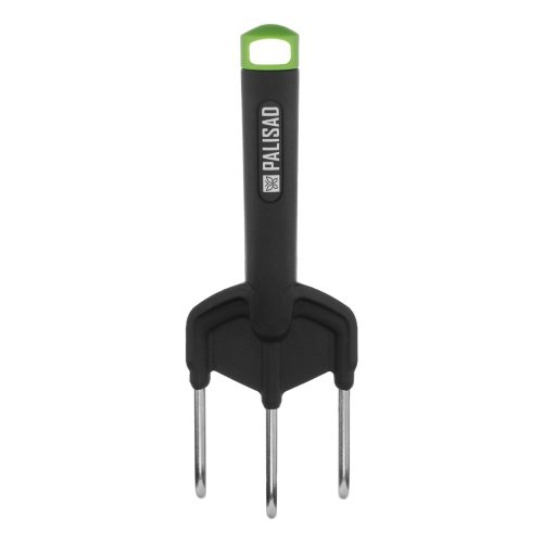 Рыхлитель 3 - зубый, 85х245 мм, стальной, полипропиленовая рукоятка, BASE Palisad фото 3