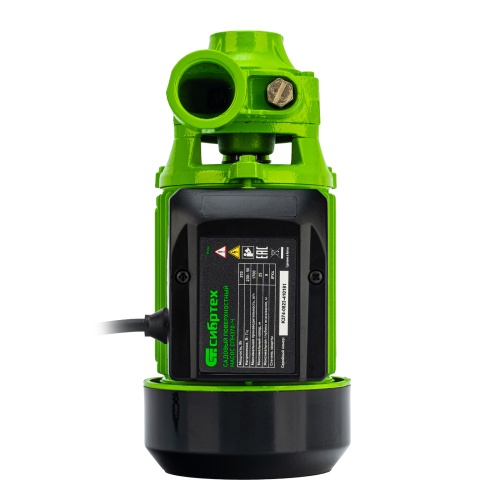 Садовый поверхностный насос СПН370-Ч, 370 Вт, напор 25 м, 1700 л/ч, чугун Сибртех фото 9