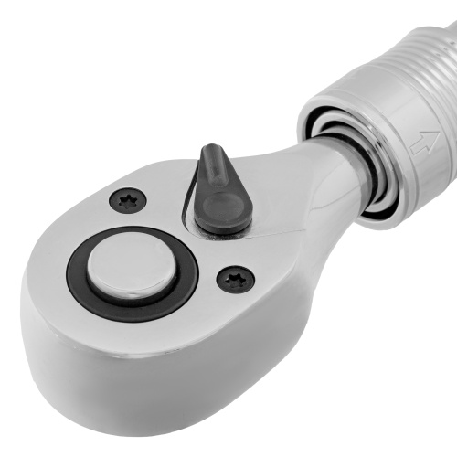 Ключ-трещотка телескопический 3/8", 215-315 мм, CrV, 72 зуба, с быстрым сбросом, хром Gross фото 6