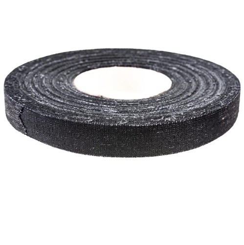 Изолента Онлайт OIT-H15-20/BL на х/б основе черная 15 мм 20 м