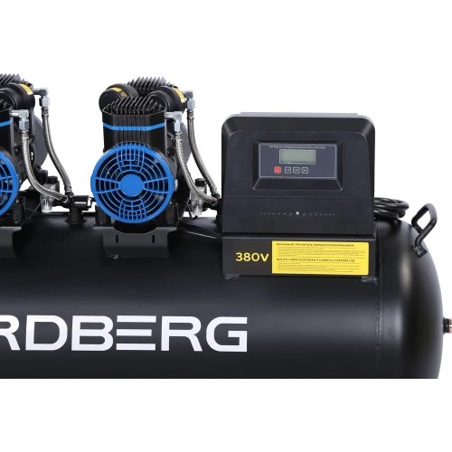 Компрессор безмасляный NORDBERG 380В, ресивер 160л, 750л/мин NCEO160/750 фото 8