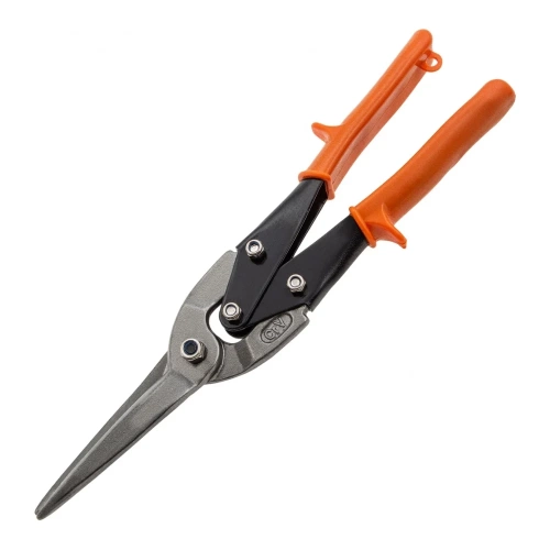 Ножницы по металлу SPARTA, удлиненные, 290 мм, пряморежущие, обрезиненные рукоятки 783165 фото 3