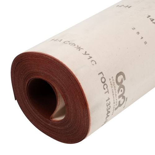 Шкурка на тканевой основе, зернистость № 12, 800 мм х 30 м, "БАЗ" фото 3 Шкурка на тканевой основе, зернистость № 12, 800 мм х 30 м, "БАЗ" фото 3