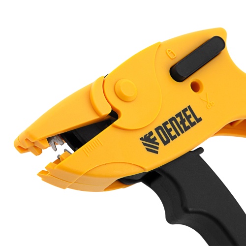 Щипцы для зачистки электропроводов, сечением 0,2-6 мм2, функция обрезания проводов Denzel фото 4