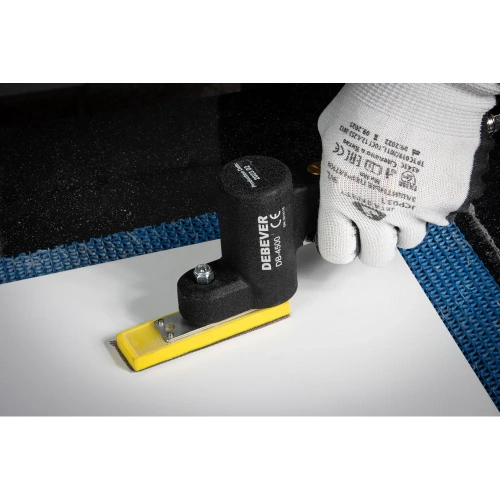 Плоскошлифовальная вибрационная пневматическая машина DeBever орб. ход 1,5 мм; 18000 об/мин DB-4500 фото 6