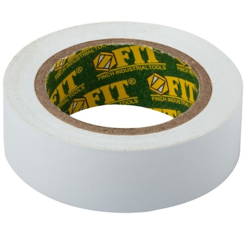 Изолента ПВХ Fit 11009 белая 19х0,13 мм 10 м