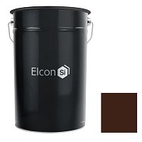 Грунт-эмаль по бетону и кирпичу Elcon BT быстросохнущая темно-коричневая RAL 8019 25 кг